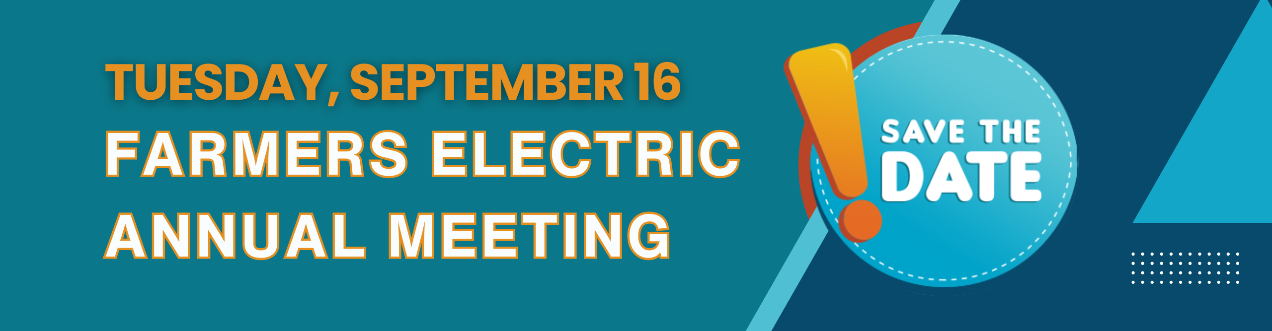 Annual Meeting save the date