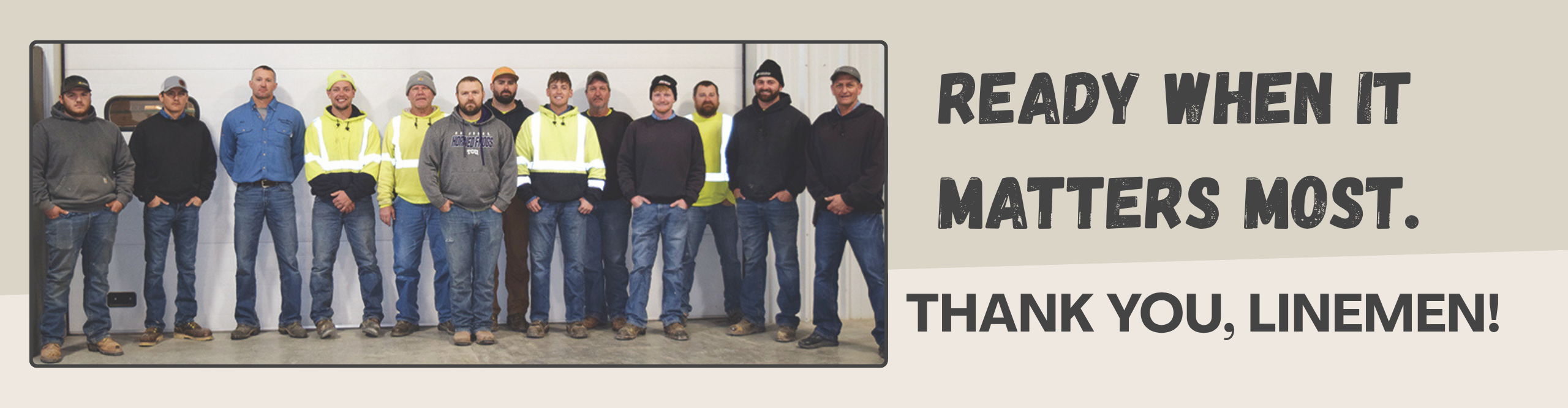 Lineworkers Appreciation Day