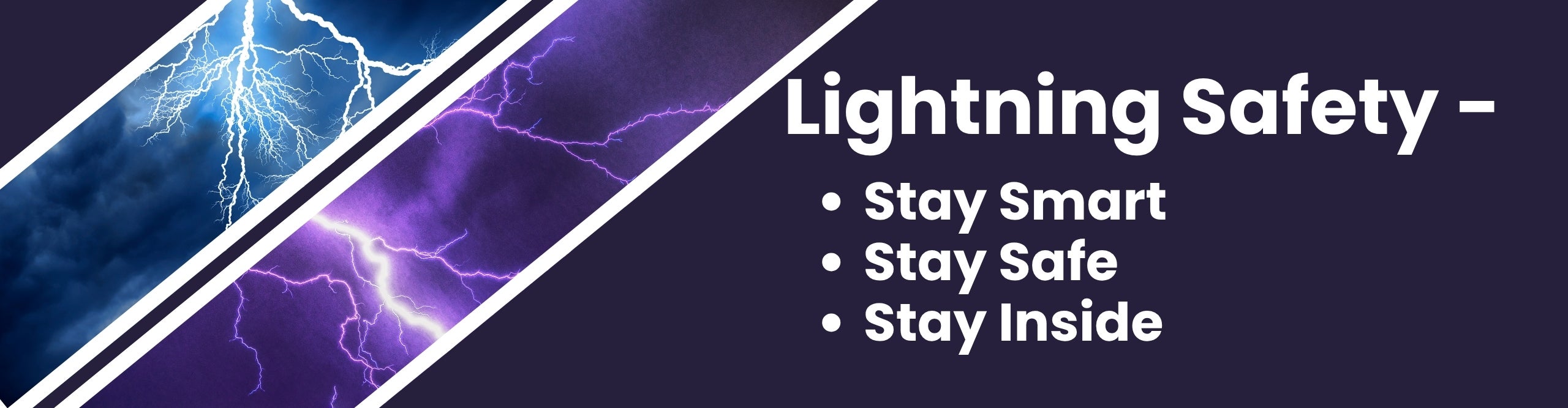 Lightning storm awareness and safety