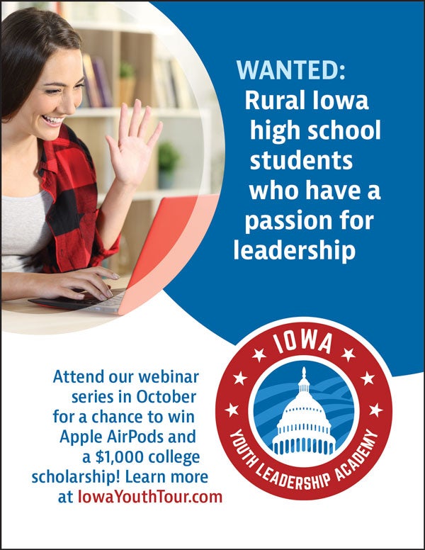 Iowa Youth Leadership Academy advertisement