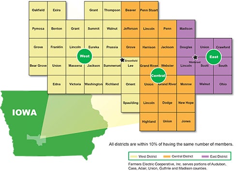 Service territory map image