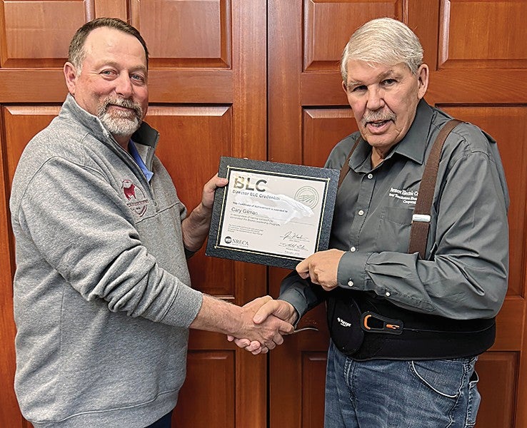 Cary Gilman receives director certificate
